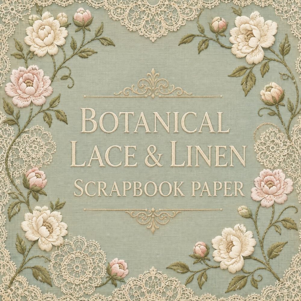 capítulo por capítulo baixar Botanical Lace & Linen Scrapbook Paper: Elegant Lace, Linen & Embroidered Botanical Designs for Junk Journals, Scrapbooking, Collage, Card Making & Paper Crafts