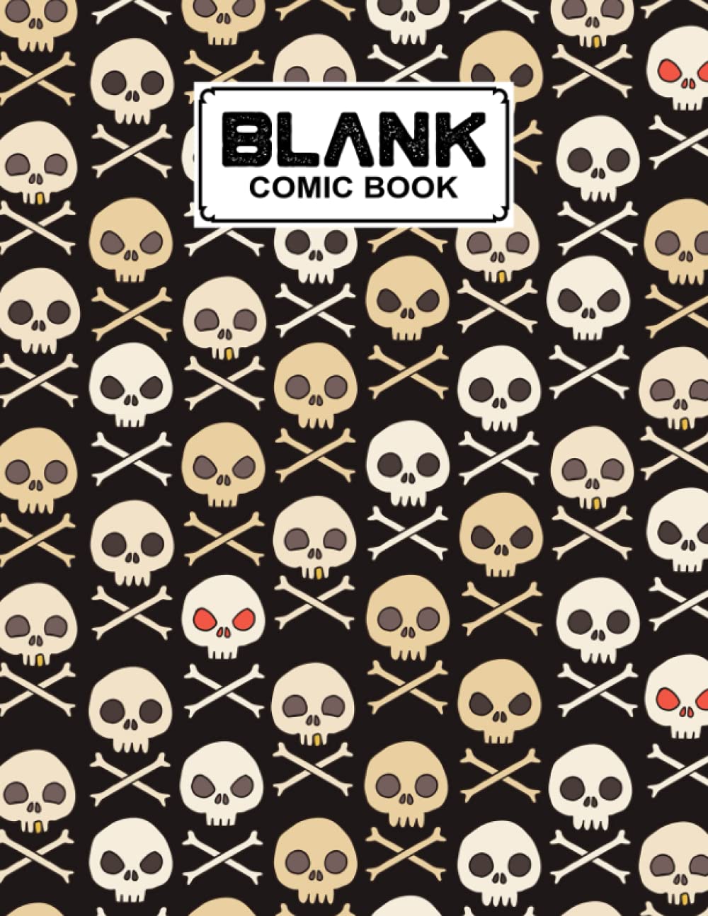 ler totalmente Blank Comic Book: Skull Cover Blank Comic Book, Create Your Own Story, Journal, Notebook, Sketchbook for Kids and Adults, 120 Pages - Size 8.5" x 11" Notebook by Ignaz Fleischmann