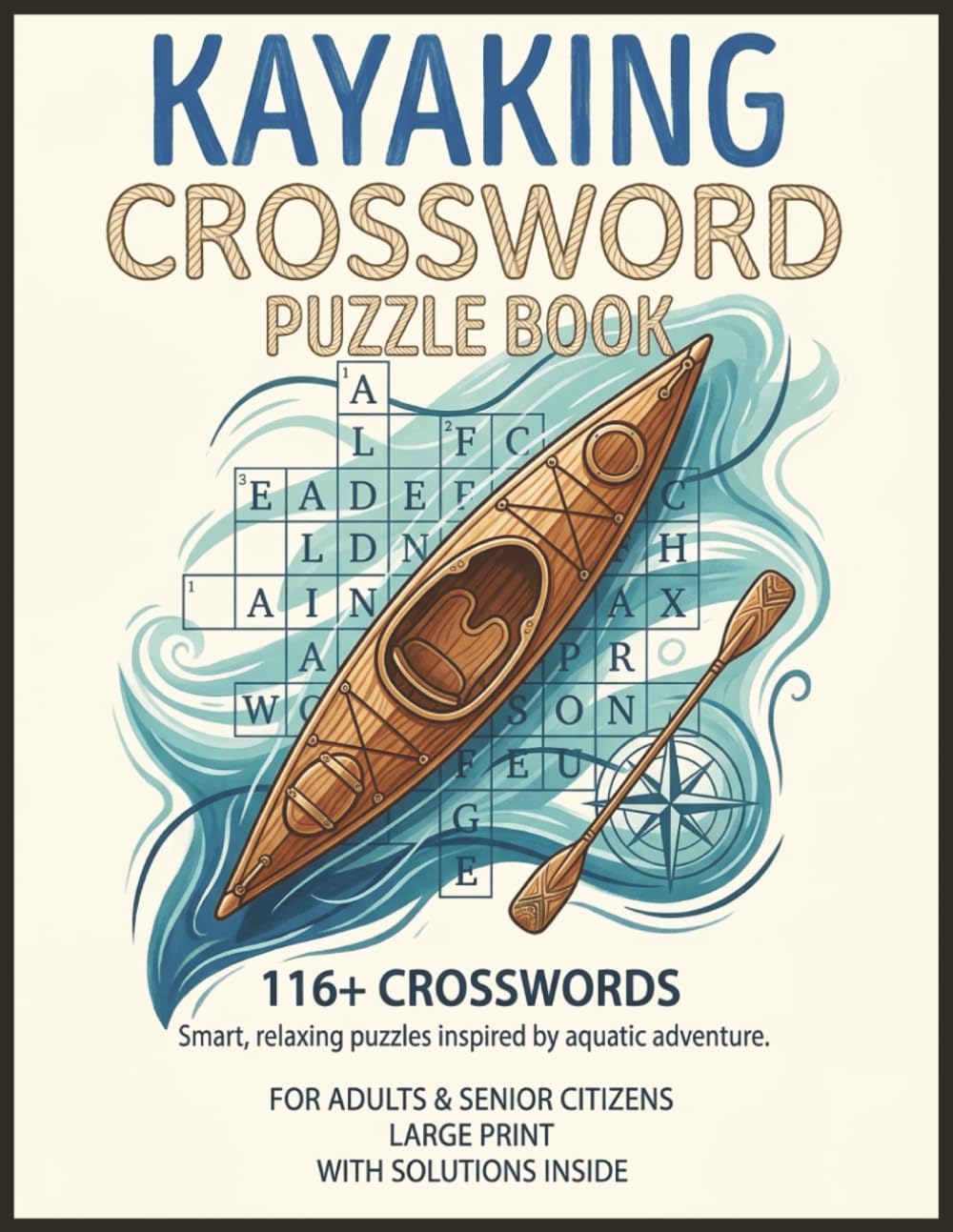 capítulo por capítulo baixar Kayaking Crossword Puzzle Book: 116+ Large Print Smart & Relaxing Crosswords for Adults & Senior Citizens Inspired by Aquatic Adventure With Solutions Inside