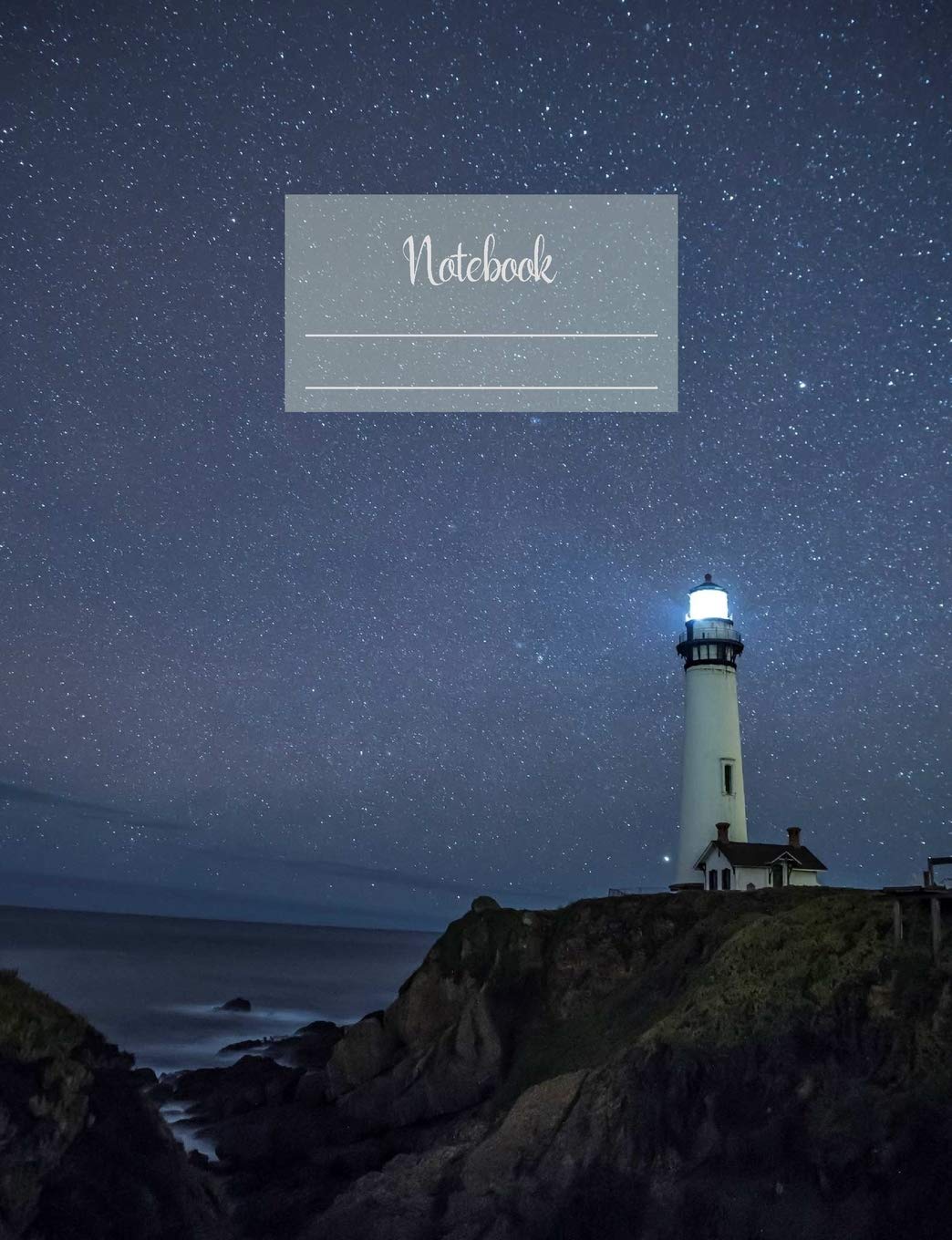 Notebook: Composition Notebook. College Ruled with Soft Matte Cover. 120 Pages. Perfect for School Notes, Ideal as a Journal or a Diary. 9.69 X 7.44. Great Gift Idea. (Lighthouse at Night Cover). baixar o livro de graça