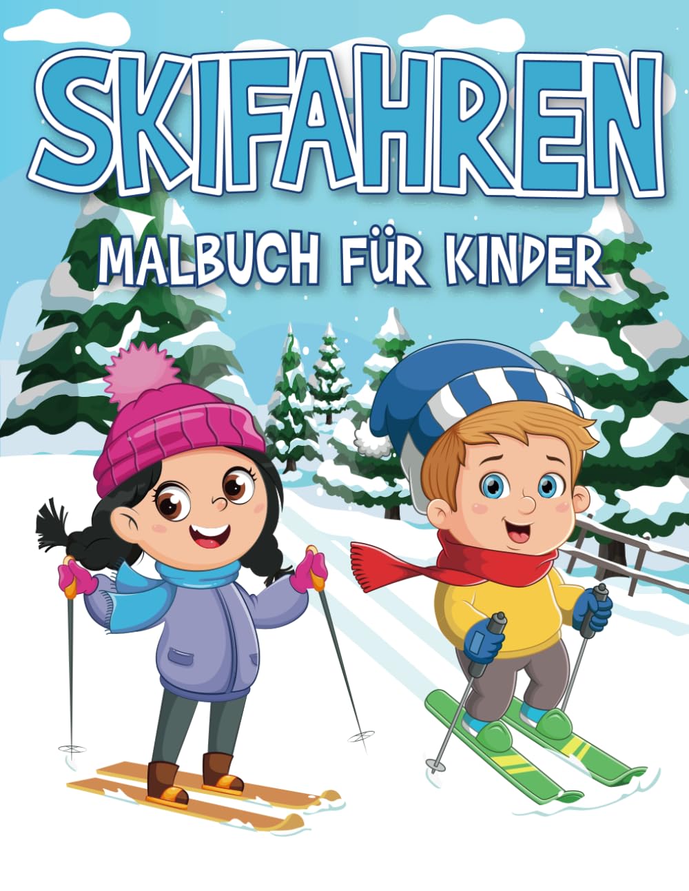 capítulo por capítulo baixar Skifahren Malbuch für Kinder: 50 schöne Skifarben-Malvorlagen für Jungen und Mädchen (German Edition)
