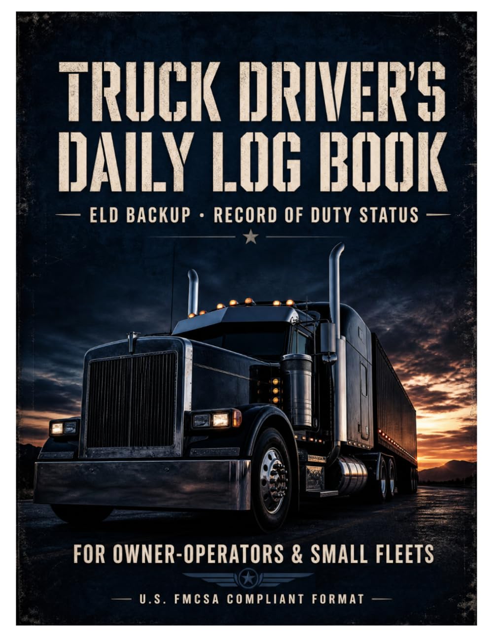 Truck Driver's Daily Log Book: 200-Page DVIR & Hours of Service Logbook | FMCSA Compliant & ELD Backup | 8.5" x 11" Large Print for Owner Operators baixar o livro de graça