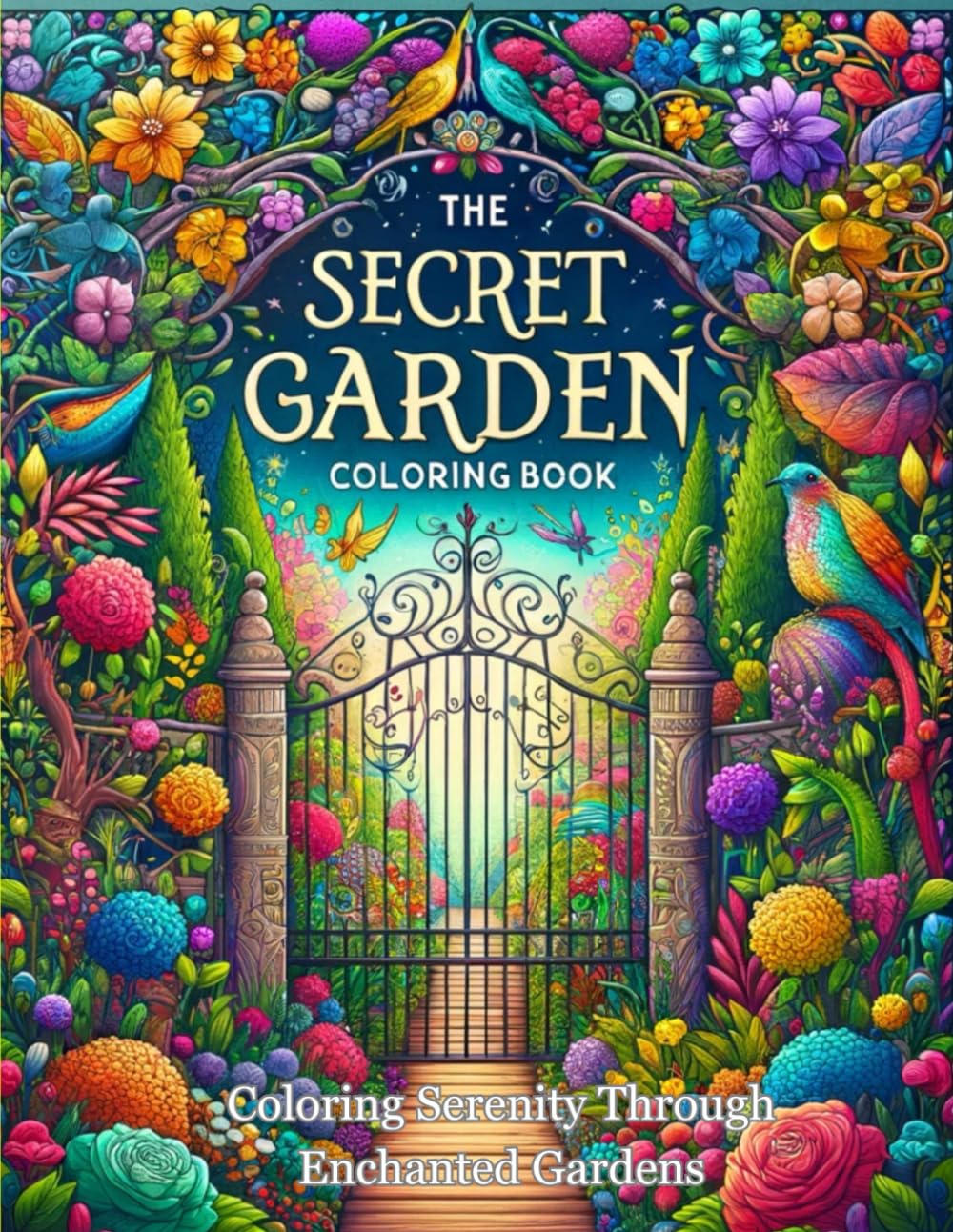 Secret Garden Coloring Book – Coloring Serenity Through Enchanted Gardens – Anxiety and Stress Relief Coloring Book – Relaxation Coloring – Coloring Book for Adults (Secret Garden Coloring Books) baixar livro de graça