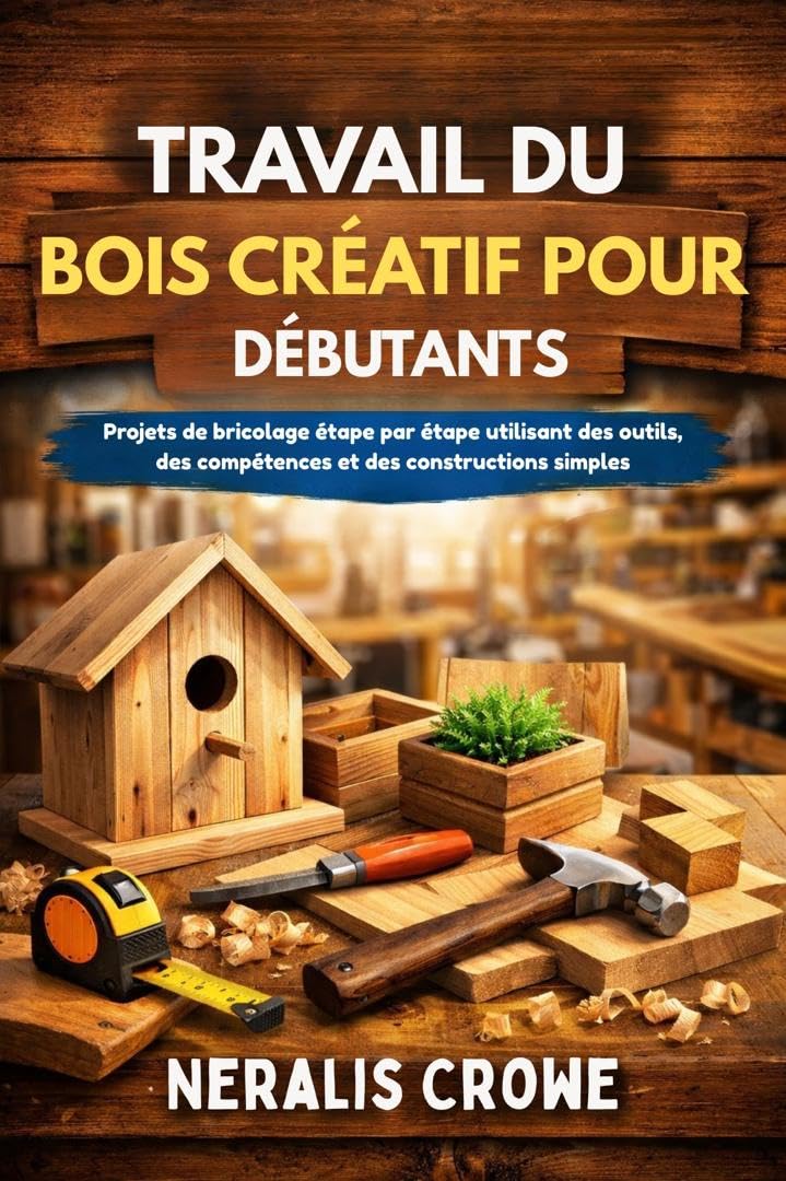 TRAVAIL DU BOIS CRÉATIF POUR DÉBUTANTS: Projets de bricolage étape par étape utilisant des outils, des compétences et des constructions simples (French Edition) baixar livro de graça