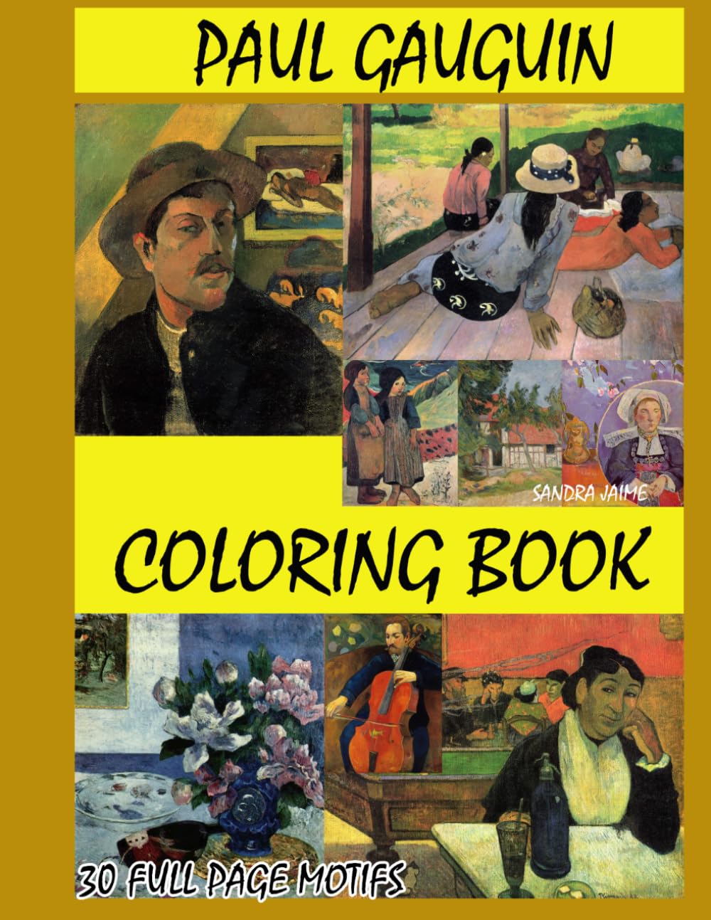 ler totalmente PAUL GAUGUIN – COLORING BOOK: 30 ORIGINAL ILLUSTRATIONS INSPIRED BY THE POST IMPRESSIONIST STYLE OF PAUL GAUGUIN (Great Painters – Coloring Book Series)