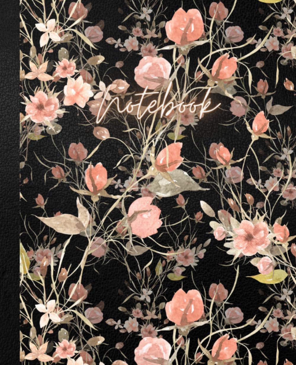 Pink Floral Notebook College Ruled: Blushing Blooms: A Watercolor Flower Botanical Journal For School, College, Office, or Work | 7.5" x 9.25" | 120 Pages baixar livro de graça
