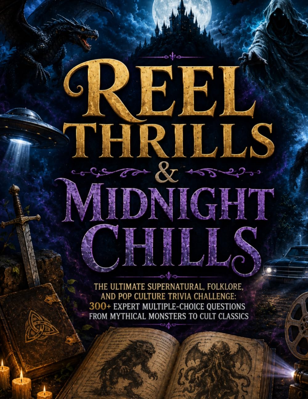 Reel Thrills & Midnight Chills: The Ultimate Supernatural, Folklore, and Pop Culture Trivia Challenge: 300 Multiple-Choice Questions from Mythical Monsters to Cult Classics baixar o livro de graça