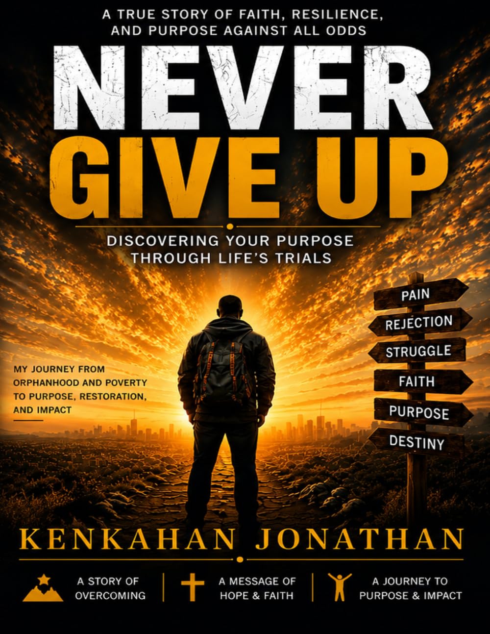 NEVER GIVE UP: Discovering Your Purpose Through Life's Trials baixar o livro de graça