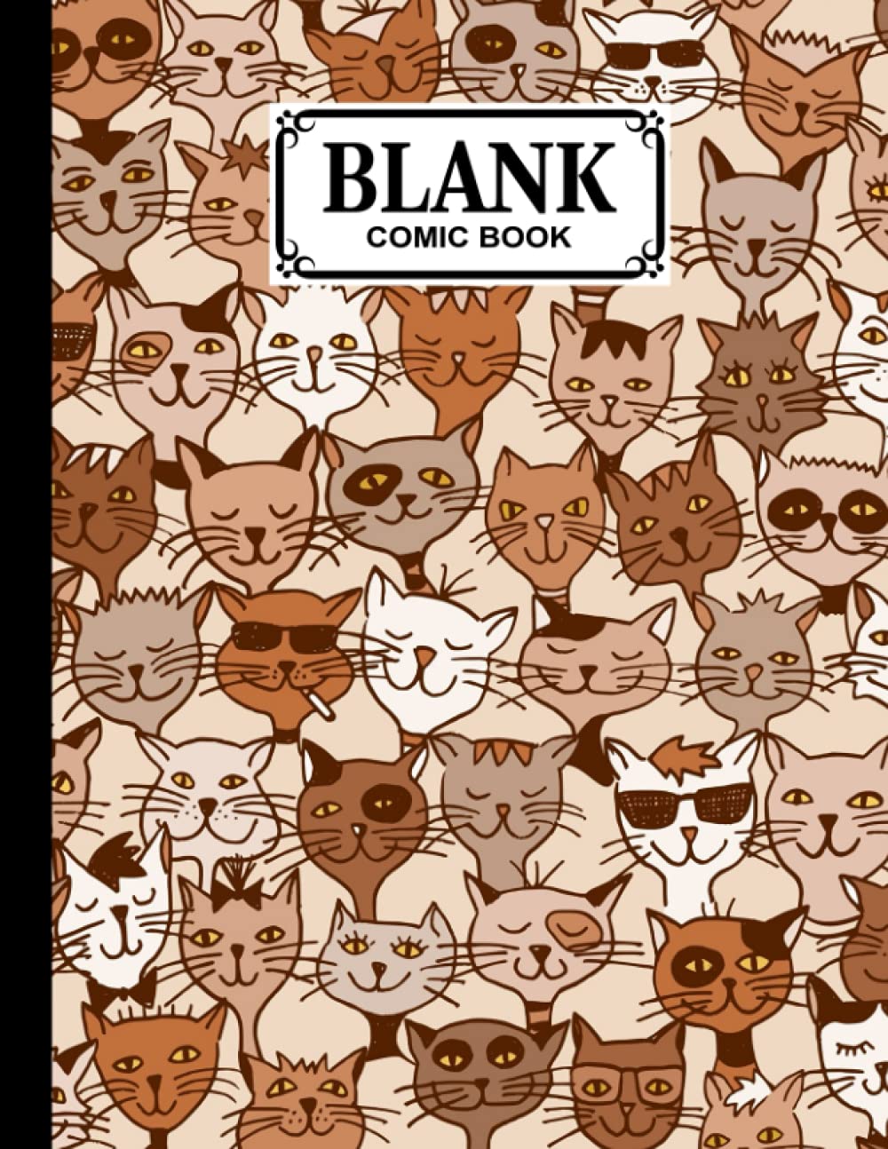 Blank Comic Book: Cat Cover, Draw Your Own Comics - 120 Pages of Fun and Unique Templates - A Large 8.5" x 11" Notebook by Waltraud Hartung baixar o livro de graça