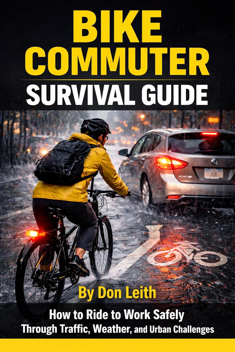 ler totalmente The Bike Commuters Survival Guide: How to Ride to Work Safely Through Traffic, Weather and Urban Challenges (Bike Commuting Book 2) (English Edition)