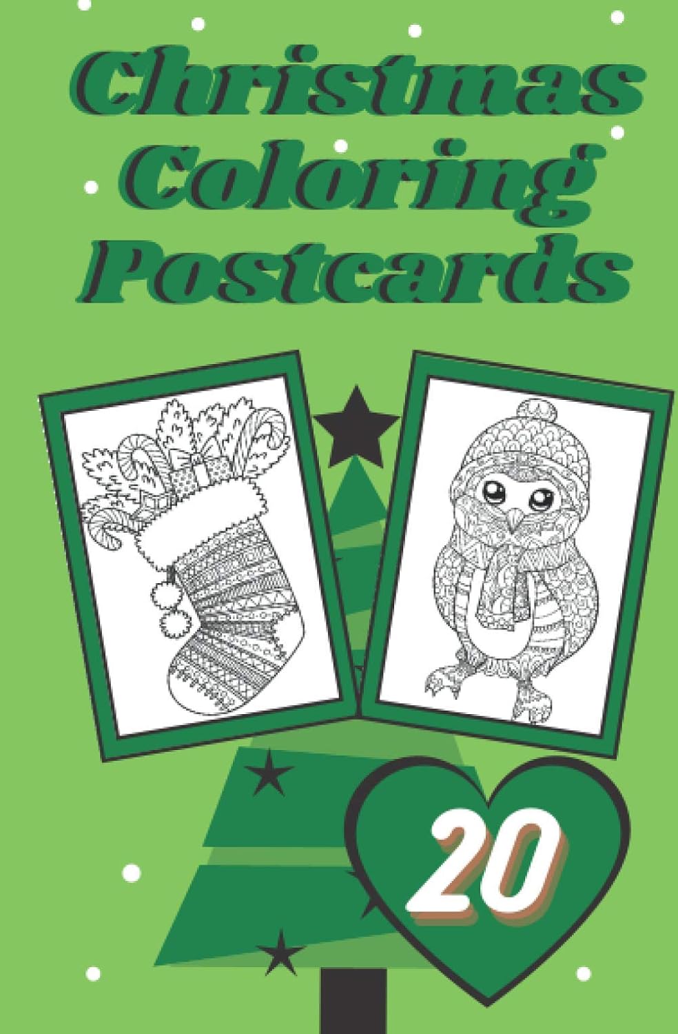 Christmas Coloring Postcard: Gift Present Book for Adults and Kids Handmade Tear-Out Coloring Cards Create Your Own Blessings Card Ornaments baixar o livro de graça