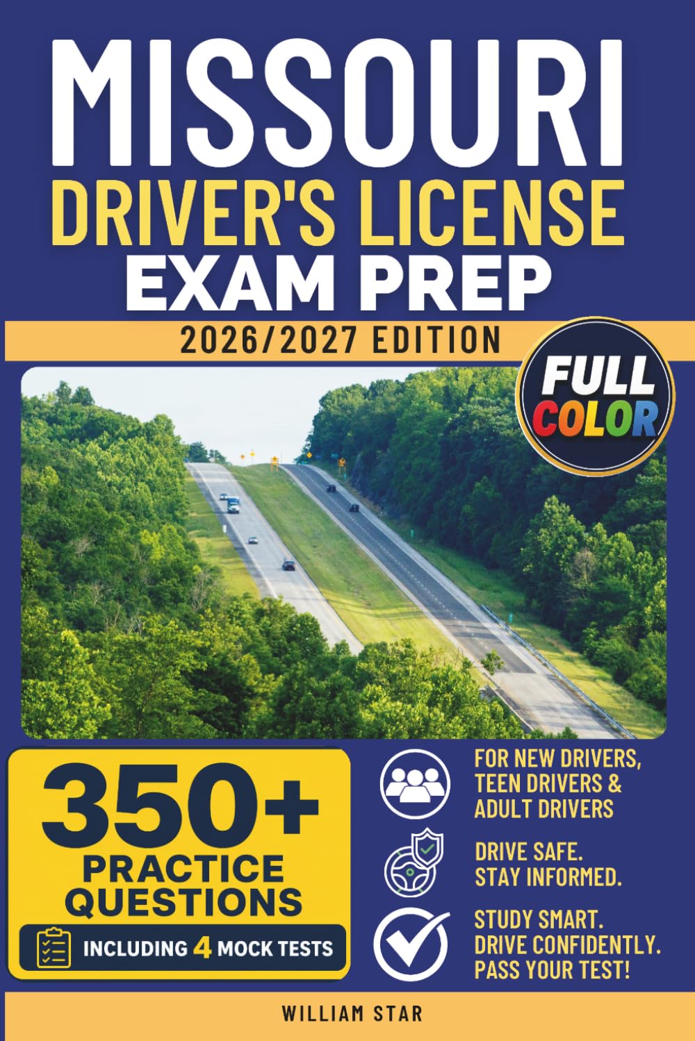 capítulo por capítulo baixar Missouri Driver's License Exam Prep: Study Guide, Road Signs & Practice Tests to Help You Pass the Written Knowledge Test (FULL COLOR DMV PREP SERIES)