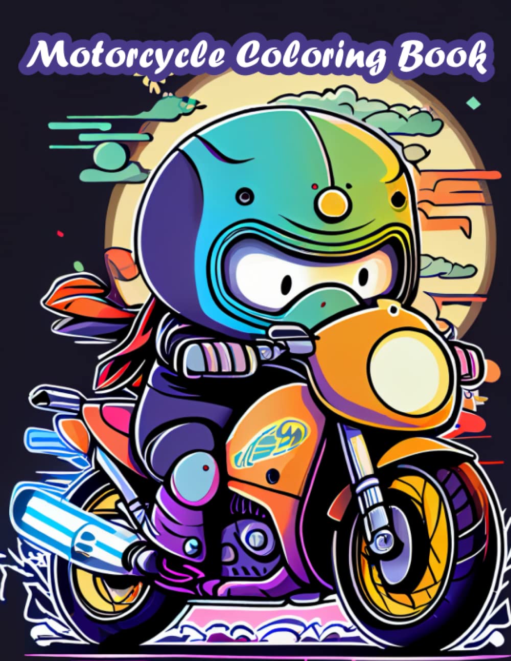 ler totalmente Motorcycle coloring book