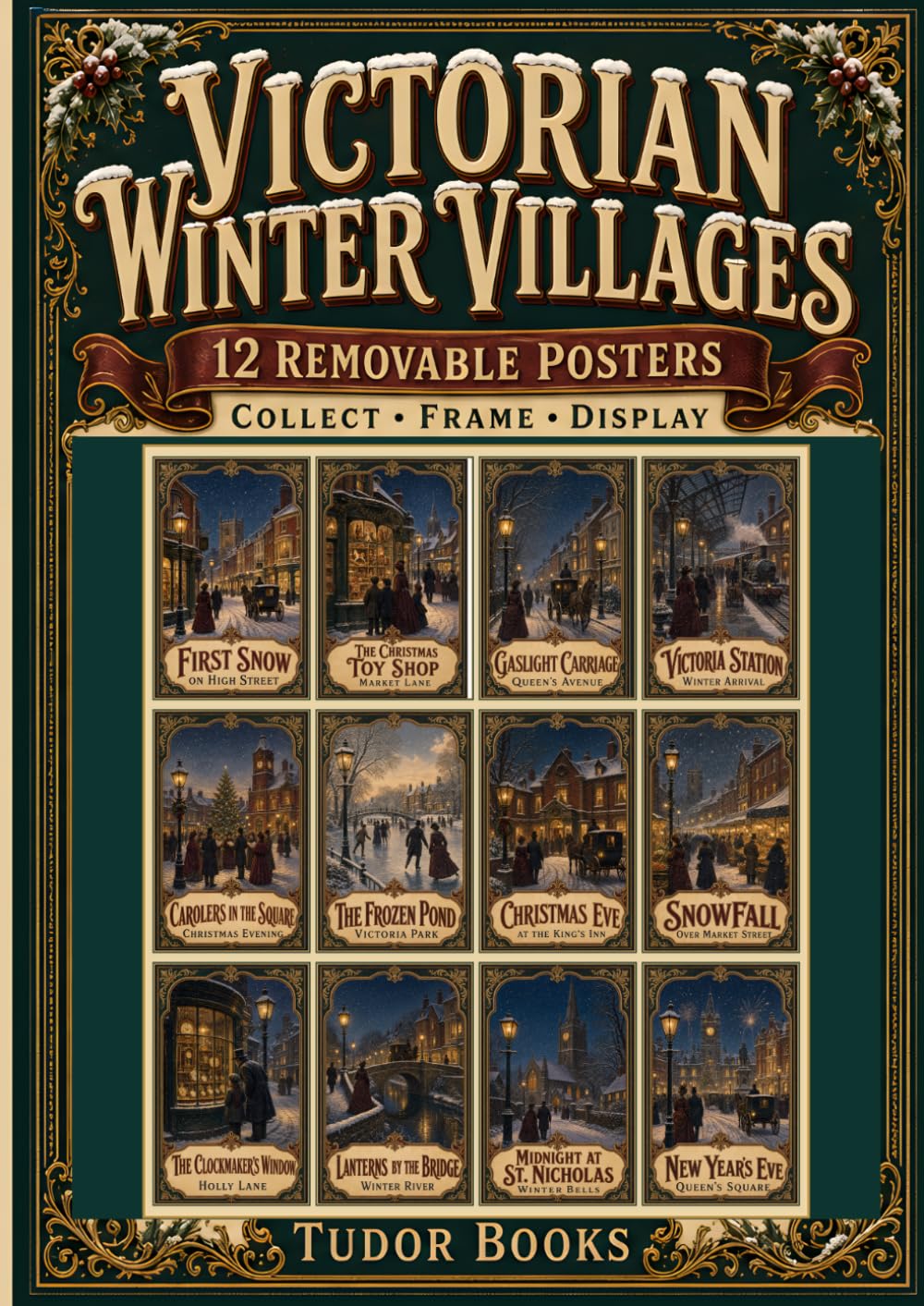 Victorian Winter Villages: 12 Vintage Snowy Village Posters to Collect, Frame and Display baixar livro de graça