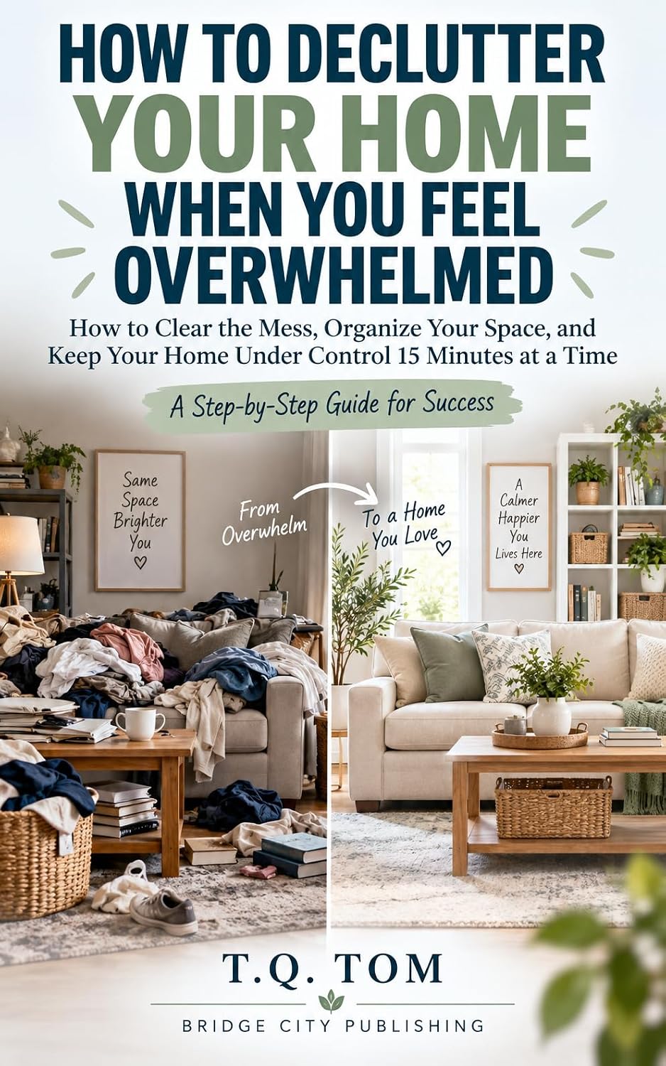 ler totalmente HOW TO DECLUTTER YOUR HOME WHEN YOU FEEL OVERWHELMED: How to Clear the Mess, organize Your Space, and Keep Your Home Under Control 15 Minutes at a Time. (English Edition)