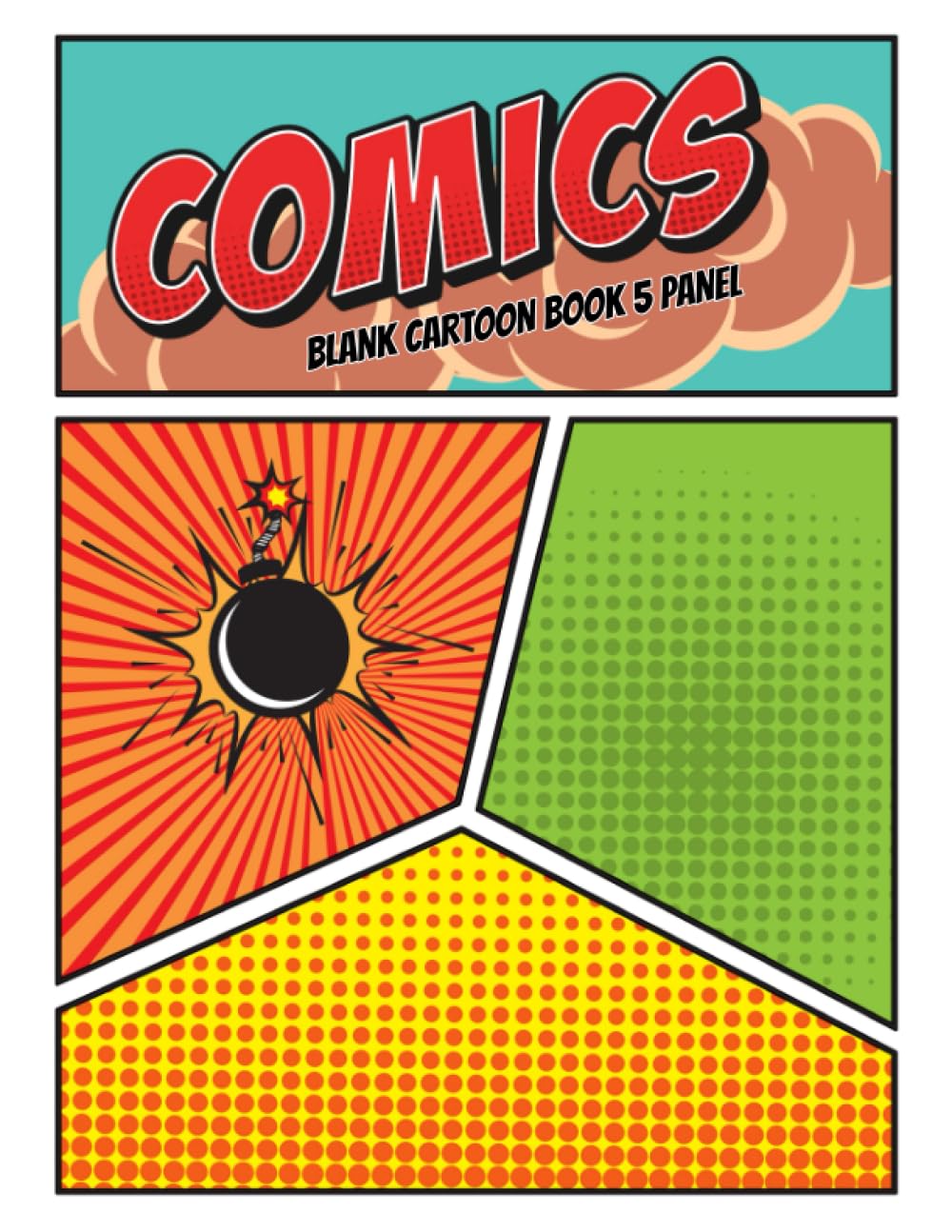ler totalmente Comic Cartoon Book 5 Panel: Storyboard 5 Panel Draw Your Own Comics with Variety Drawing Templates