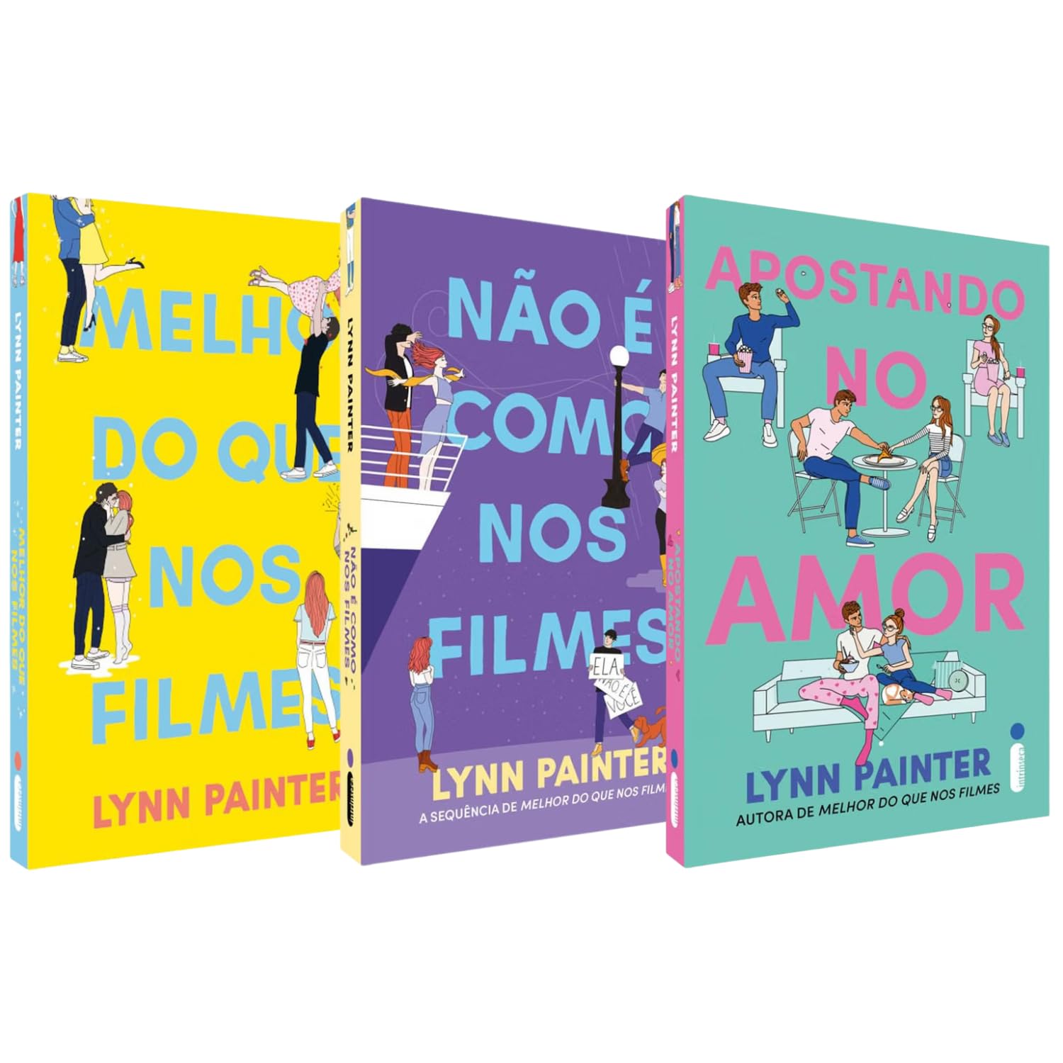 capítulo por capítulo baixar Kit Melhor do que nos Filmes + Não é como nos Filmes + Apostando no Amor |Lynn Painter