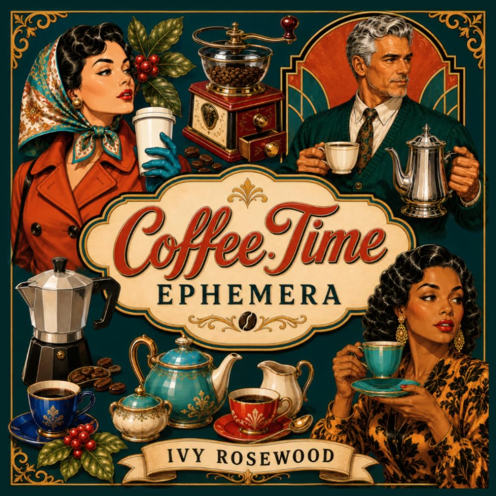 Coffee Time Ephemera: 80 Vintage Coffee-Inspired Pieces for Junk Journals, Scrapbooking, Collage, and Paper Crafts baixar livro de graça
