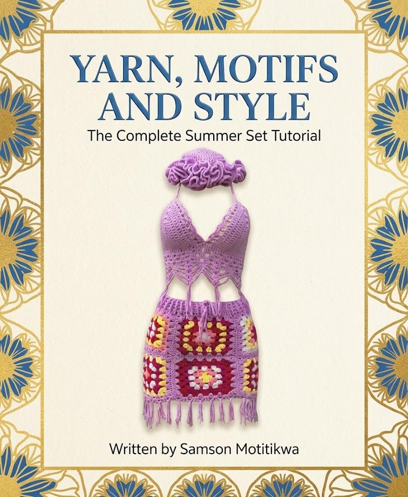 ler totalmente YARN, MOTIFS AND STYLE: The Complete Summer Set Tutorial (English Edition)