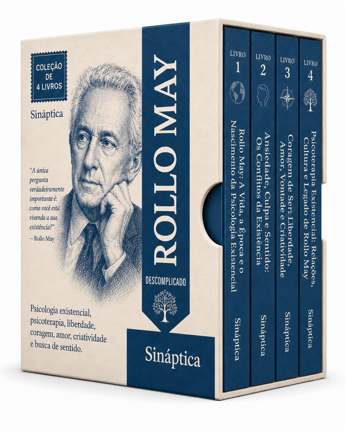 capítulo por capítulo baixar Rollo May Descomplicado - 4 Livros - Ansiedade, liberdade, amor e psicoterapia para compreender os dilemas da existência: Uma jornada pela coragem, responsabilidade, criatividade e busca de sentido