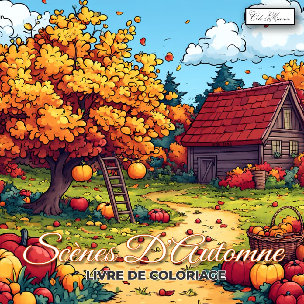 ler totalmente Scènes D’Automne Livre De Coloriage: Recueil Artistique Avec Des Champs, Champignons, Maisons De Campagne Et Créations Naturelles