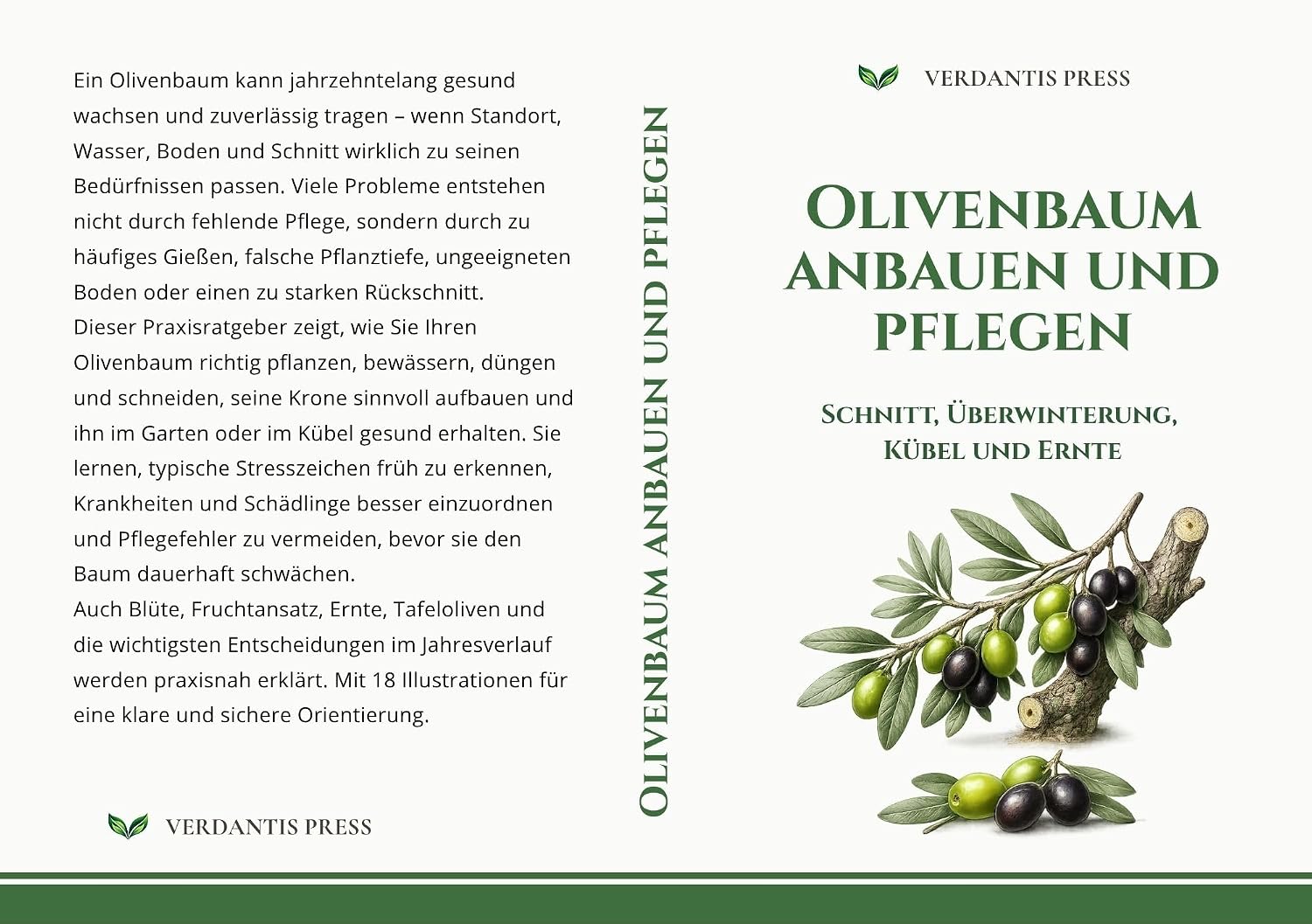 Olivenbaum anbauen und pflegen: Schnitt, Überwinterung, Kübel und Ernte (Verdantis Praxis-Gartenratgeber) (German Edition) baixar livro de graça