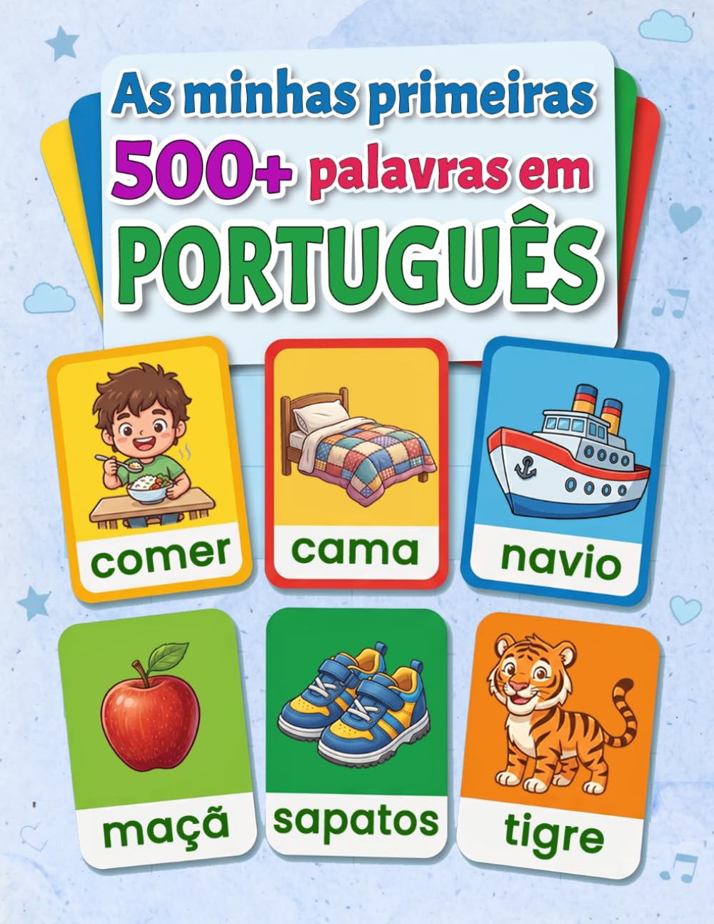 As minhas primeiras 500+ palavras em português: Um alegre dicionário ilustrado para crianças de 3 a 7 anos, com imagens coloridas e palavras do dia a... do ensino fundamental (Portuguese Edition) baixar livro de graça