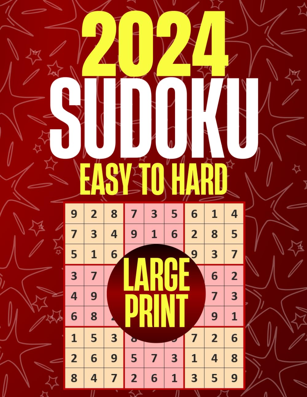 Sudoku Puzzles for Adults Large Print: Easy to Hard Sudoku Puzzles with Solutions - One Puzzle per Page - Suduko Books for Adults Large Print