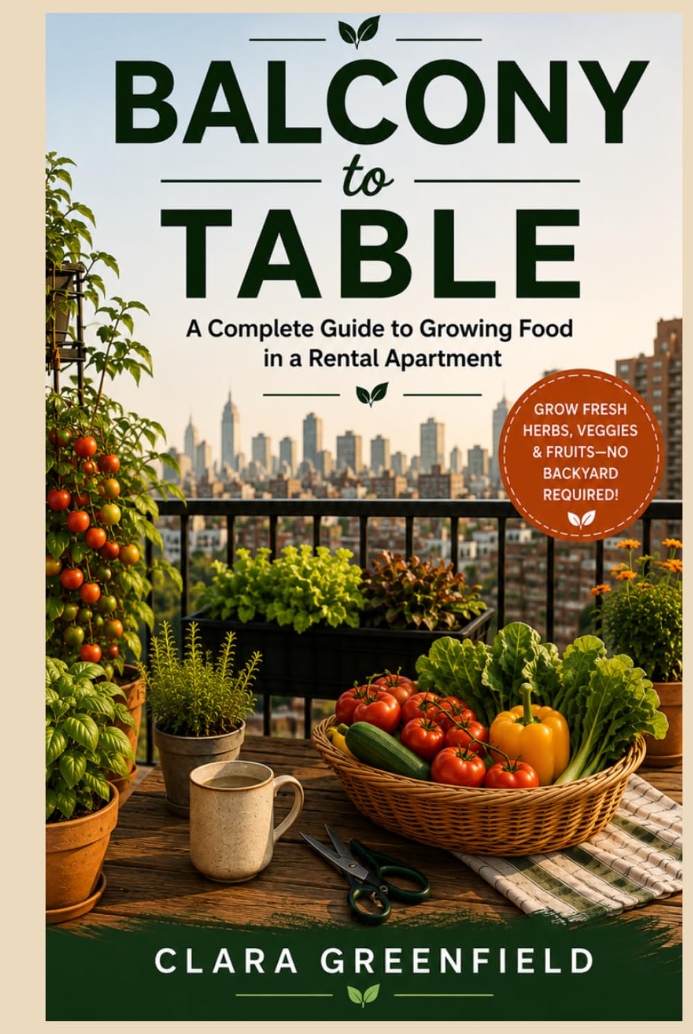 Balcony to table: A complete guide to growing food in a rental apartment baixar o livro de graça