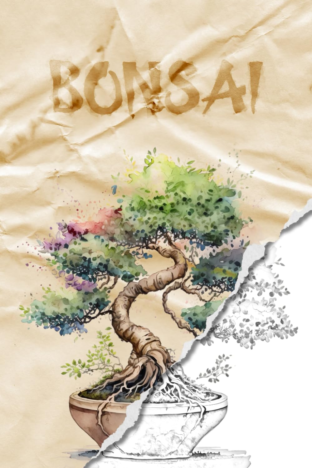 Bonsai | Notebook: Japanese tree | Your notes must be unique | 80 special pages with hand-drawn graphics | Plain baixar livro de graça