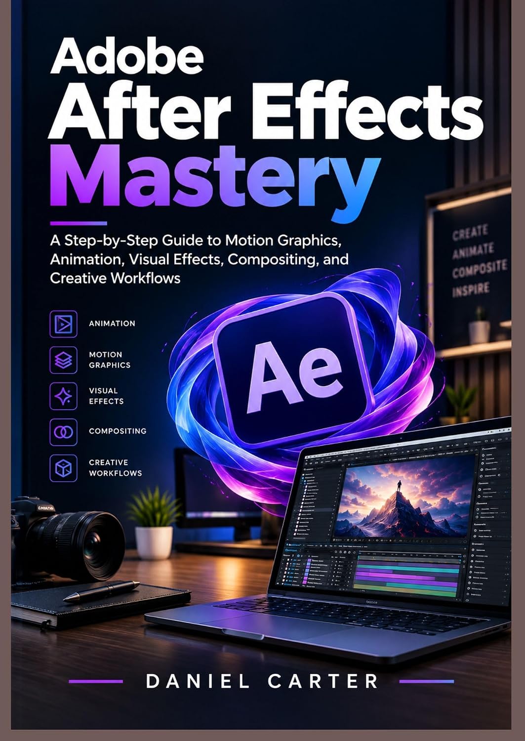 capítulo por capítulo baixar Adobe After Effects Mastery: A Step-by-Step Guide to Motion Graphics, Animation, Visual Effects, Compositing, and Creative Workflows (English Edition)