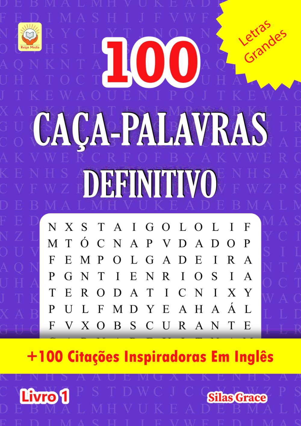 100 CAÇA-PALAVRAS DEFINITIVO: Livro 1: (PORTUGUESE EDITION): 100 Quebra-cabeças: +100 Citações Inspiradoras Em Inglês (100 CAÇA-PALAVRAS DEFINITIVO: (PORTUGUESE EDITION)) baixar o livro de graça