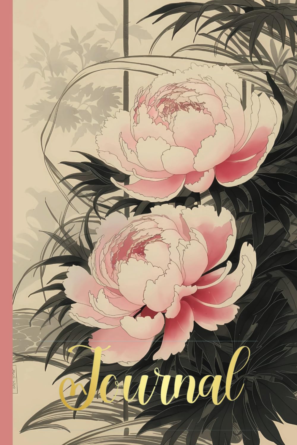 Peony Journal: Beautiful Pink Japanese Floral Aesthetic - Wide Lined Notebook with Inspirational Haiku Poems & Motifs, Handy 6 x 9 inches, 120 pages baixar livro de graça