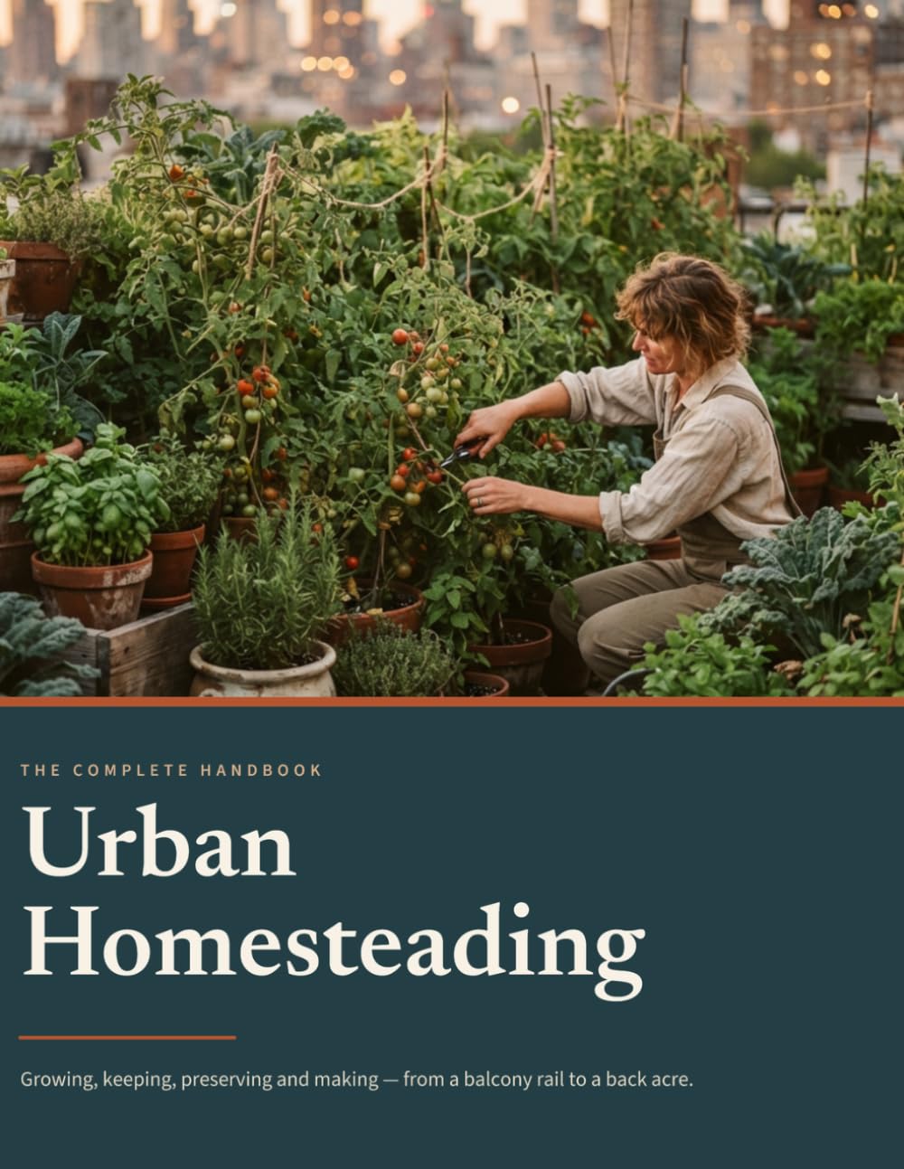 ler totalmente Urban Homesteading: Growing, keeping, preserving and making from a balcony rail to a back acre.