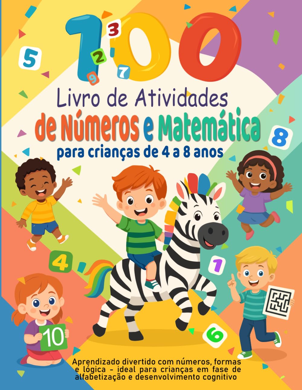 ler totalmente Livro de Atividades de Números e Matemática para Crianças (Ages 4–8): Aprendizado Divertido com Jogos, Desafios e Lógica Criativa: Fun Numbers and... Counting, Puzzles and Learning Games for Kids