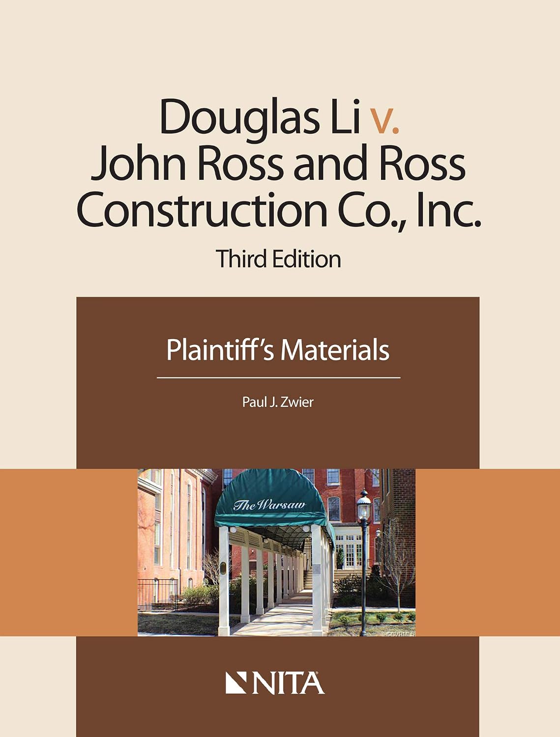 ler totalmente Douglas Li v. John Ross and Ross Construction Co., Inc.: Plaintiff's Materials (NITA) (English Edition)