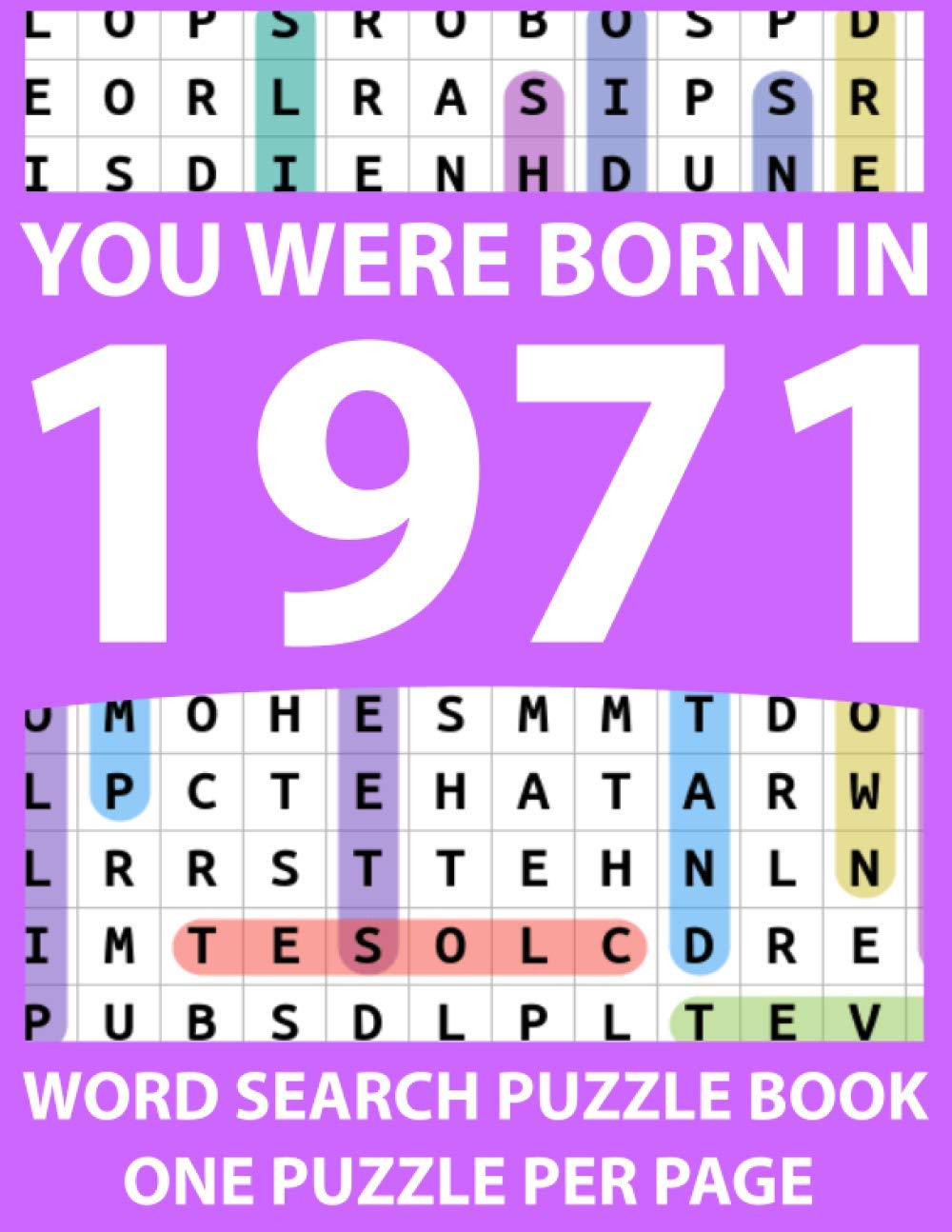 You Were Born In 1971: Word Search Book: Brain Game for Adults and Seniors With Solutions baixar o livro de graça