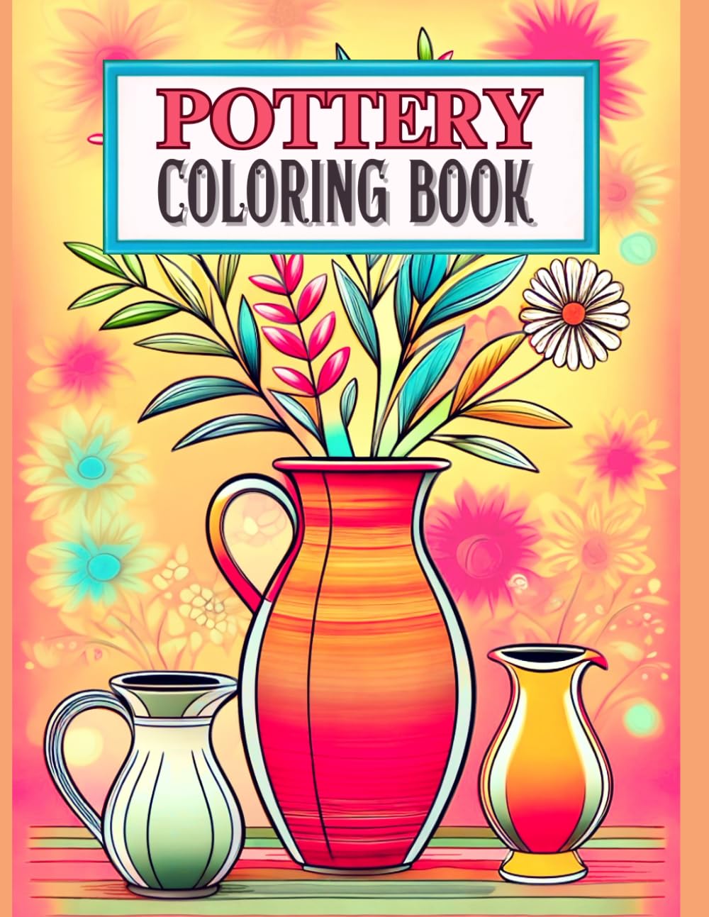 ler totalmente Pottery Coloring Book: Ceramic Art Bold and Easy 50 Designs to Color or Inspiration for Craft Projects 8.5x11 Inches For Adults and Kids: 3