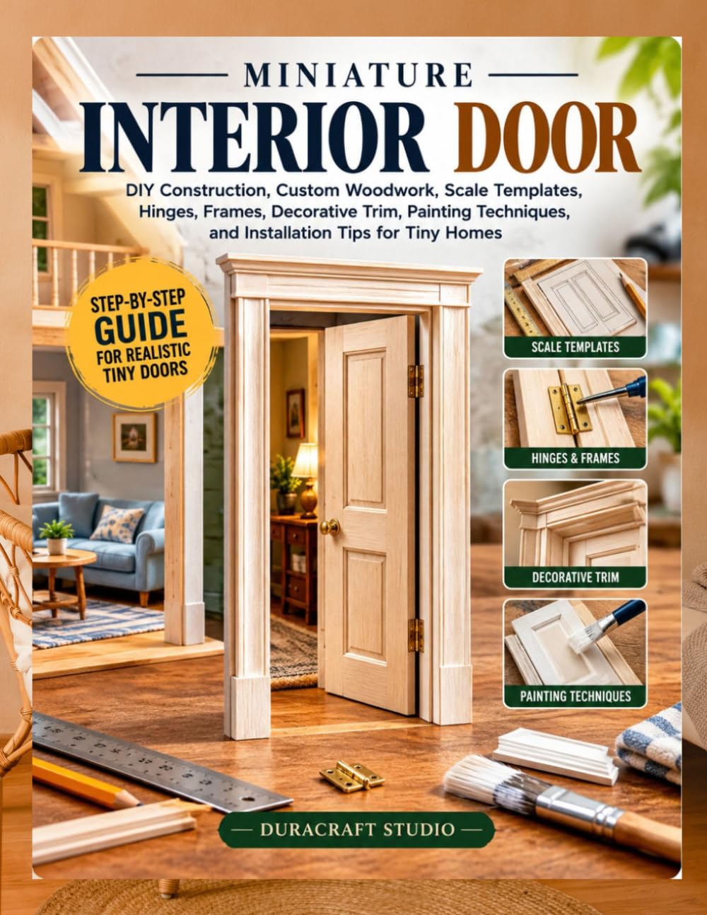 capítulo por capítulo baixar MINIATURE INTERIOR DOOR: DIY Construction, Custom Woodwork, Scale Templates, Hinges, Frames, Decorative Trim, Painting Techniques, and Installation Tips for Tiny Homes