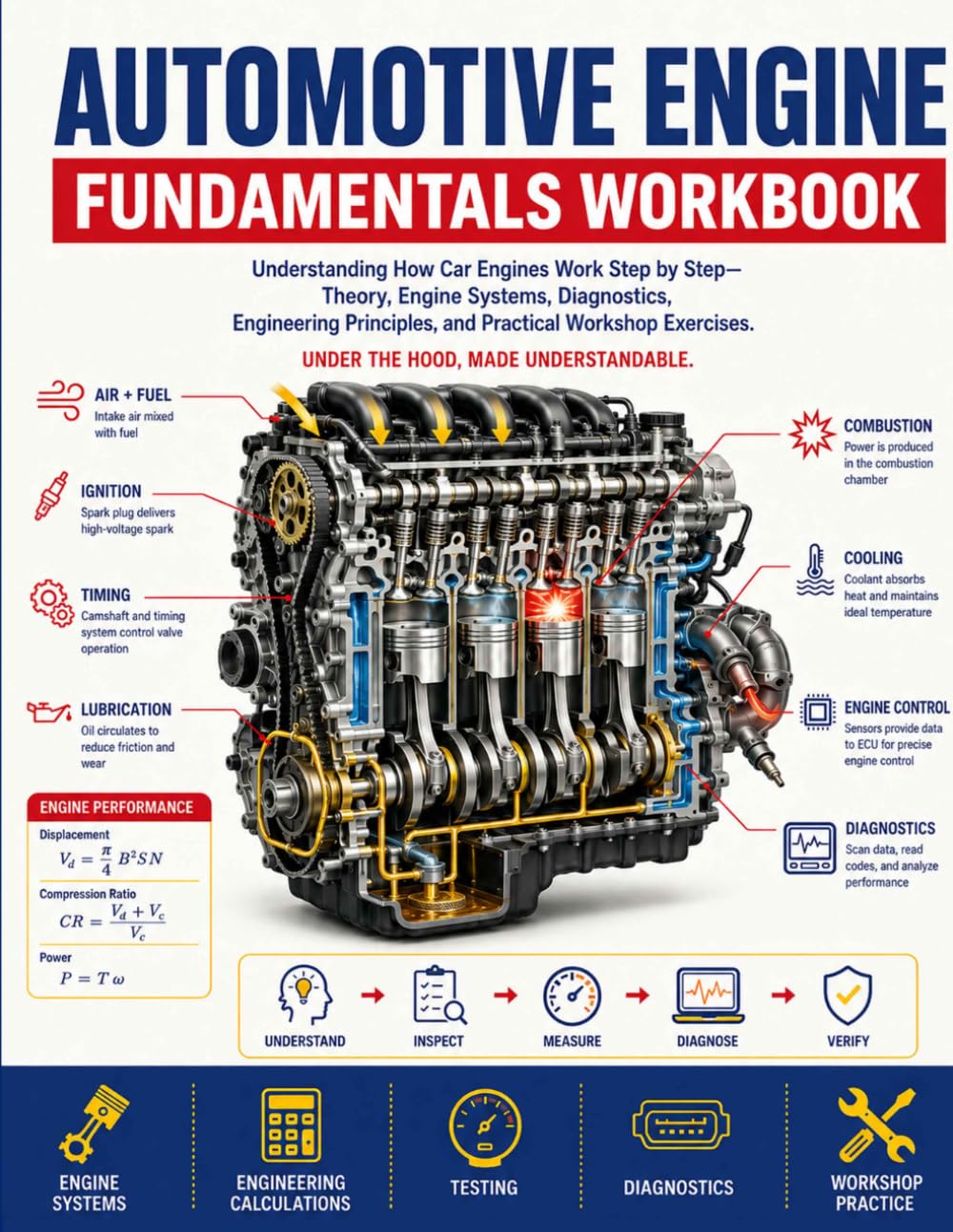 Automotive Engine Fundamentals Workbook: Understanding How Car Engines Work Step by Step baixar o livro de graça