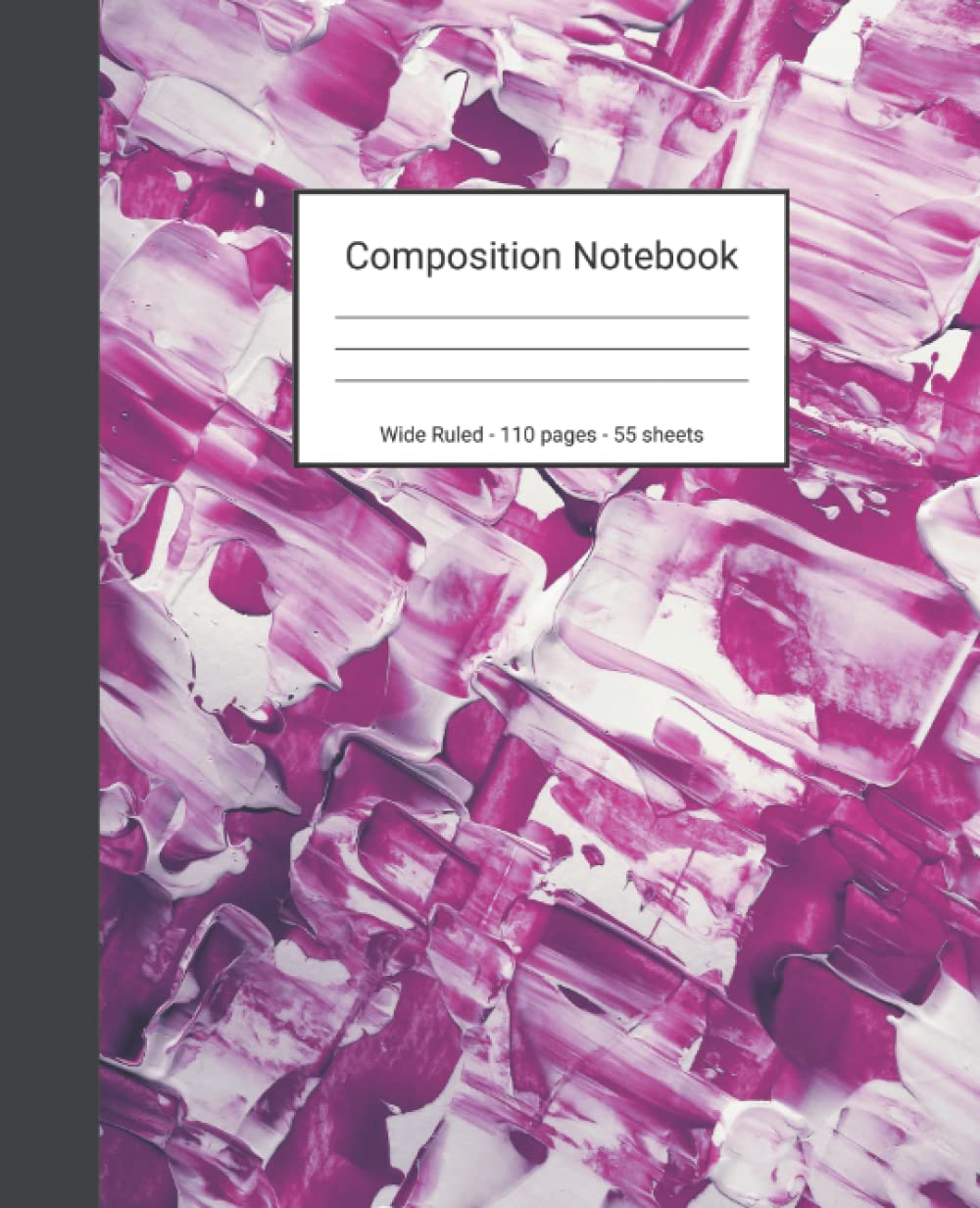 capítulo por capítulo baixar Composition Notebook: Wide Ruled Paper Notebook Journal - White And Purple Painting - Blank Wide Lined Workbook