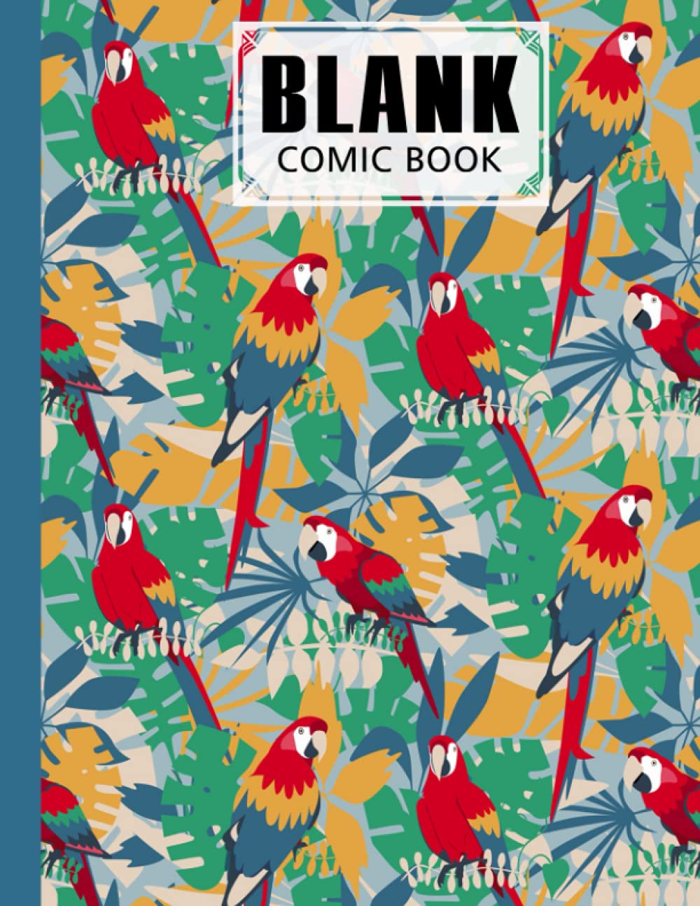 capítulo por capítulo baixar Blank Comic Book: Parrots Cover Blank Comic Book, Create Your Own Story, Journal, Notebook, Sketchbook for Kids and Adults, 120 Pages - Size 8.5" x 11" Notebook by Ramazan Bischoff