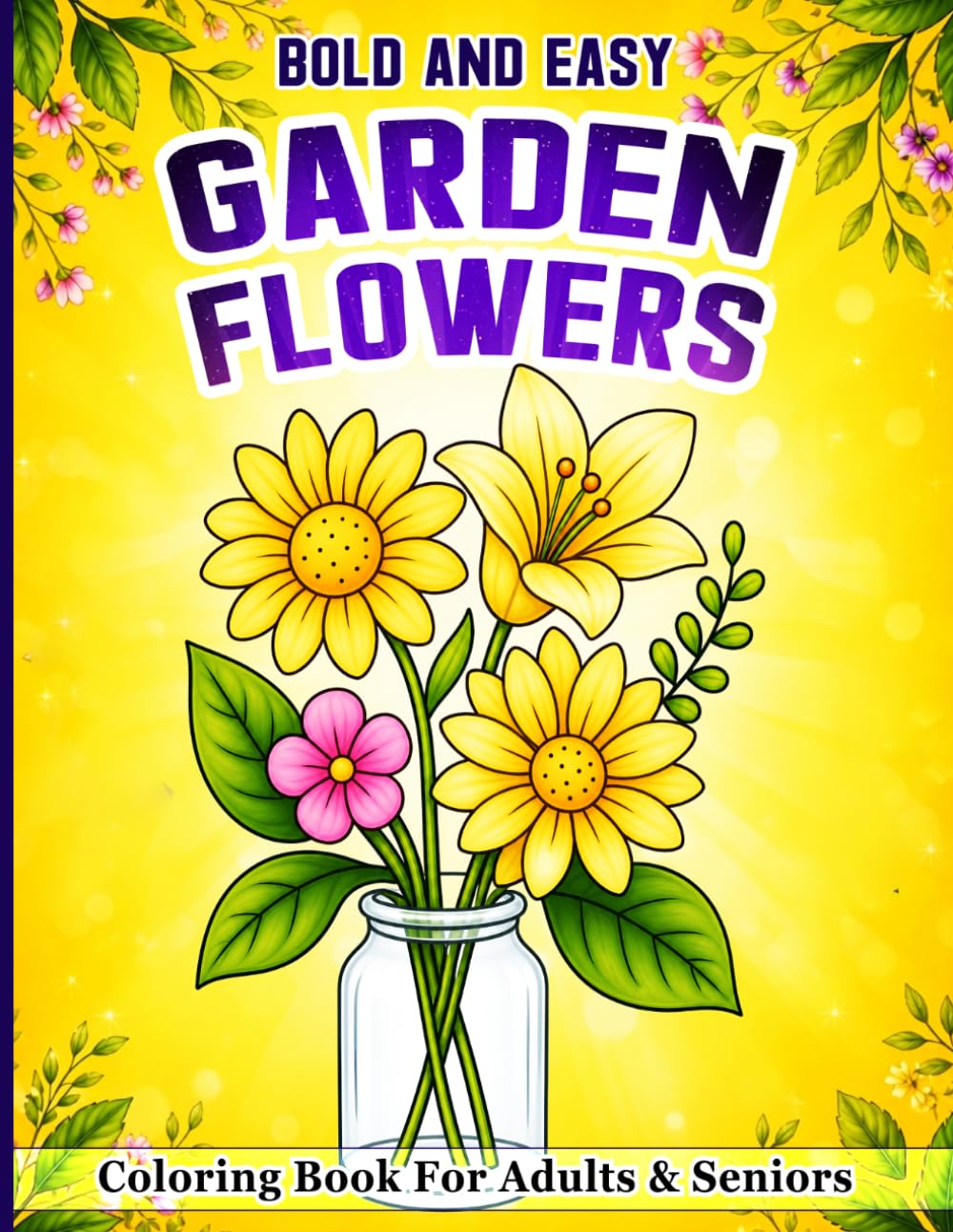 capítulo por capítulo baixar Bold and Easy Garden Flowers Coloring Book For Seniors: An Big and Simple Large Print Coloring Book for Adults Seniors and Beginners with Floral... Scenes for Stress Relief and Relaxation