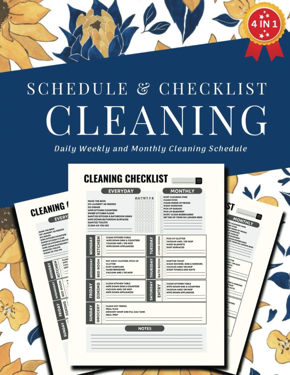 capítulo por capítulo baixar Household Cleaning Schedules and Checklists: Cleaning Daily, Weekly, and Monthly Schedules For a Tidy House, Housekeeping Checklist Planner, and Organizer