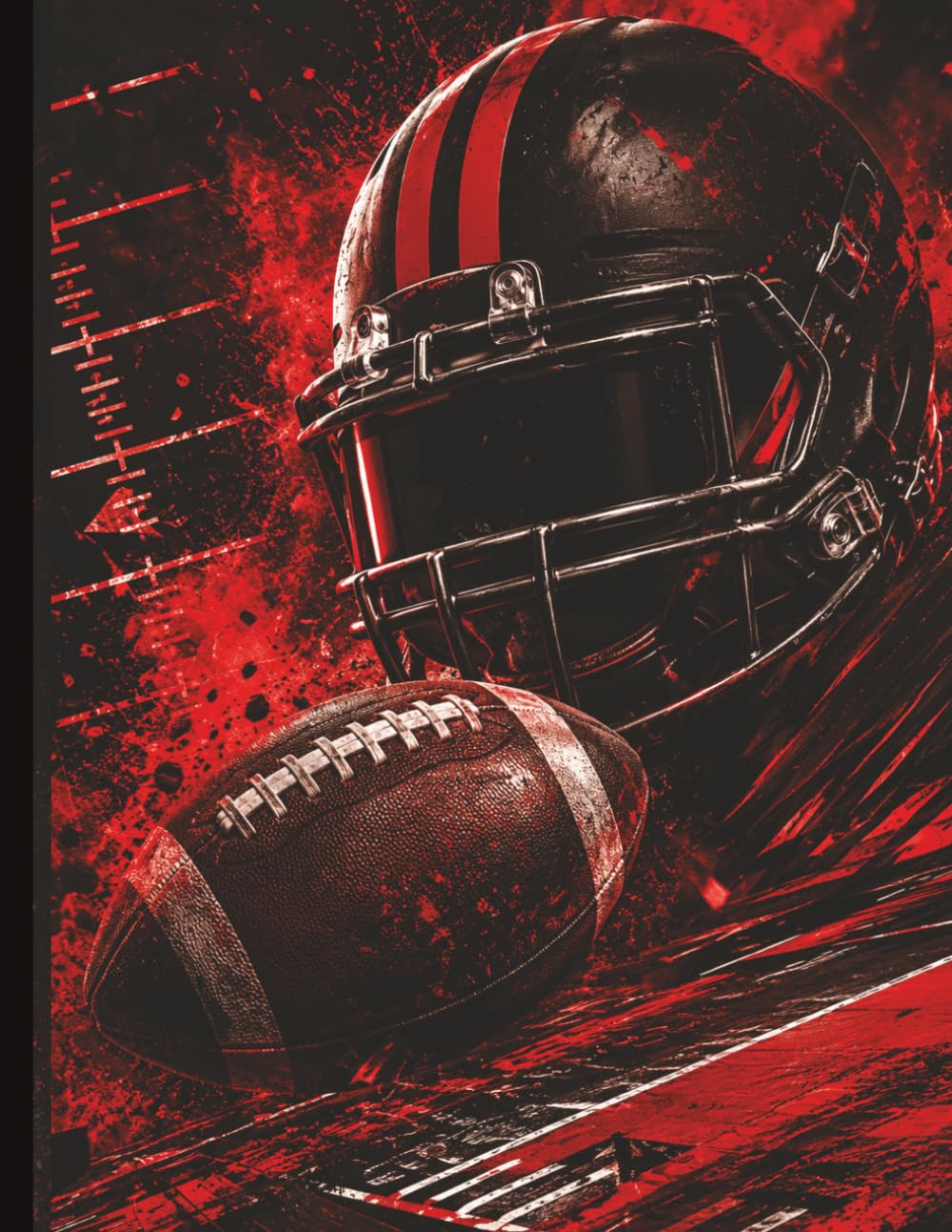 capítulo por capítulo baixar Football: Red and Black: Composition Notebook for Students