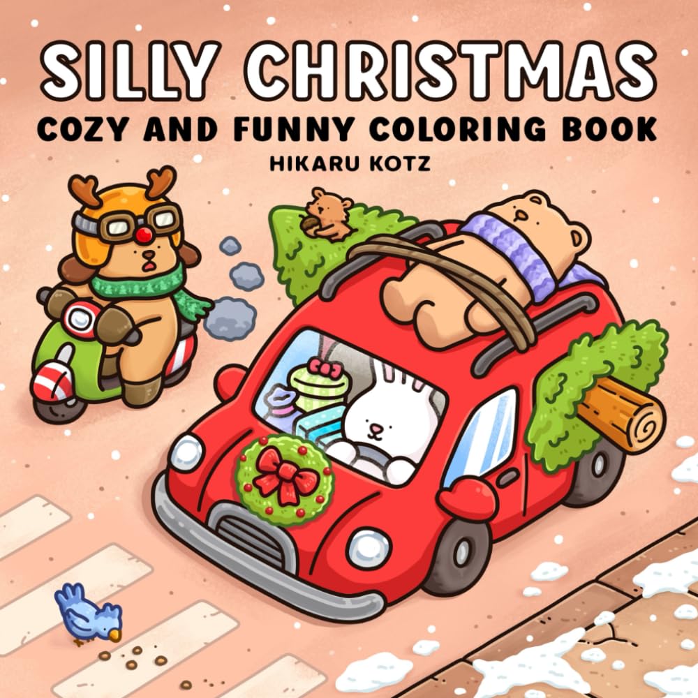capítulo por capítulo baixar Silly Christmas: Cozy and Funny Coloring Book for Adults and Teens