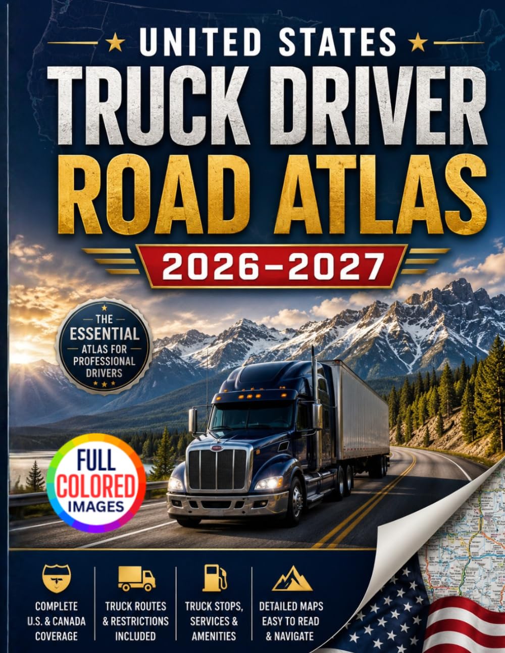 United States Truck Driver Road Atlas: Professional Trucking Maps Featuring Interstate Highways, Truck Routes, Rest Areas, Weigh Stations & Smart Trip Planning Across All 50 States baixar o livro de graça