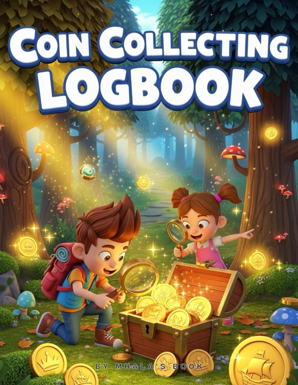 ler totalmente COIN COLLECTING LOGBOOK: A Coin and Currency Collection journy Organizer,Inventory Logbook for chilren With Prompted Lines,Check lists,for... medals,state quarter collection book,gift