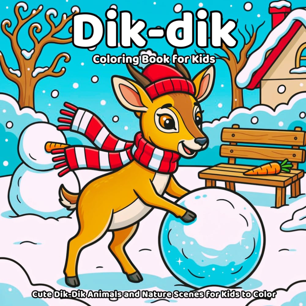 capítulo por capítulo baixar Dik-dik Coloring Book: Cute Dik-Dik Animals and Nature Scenes for Kids to Color