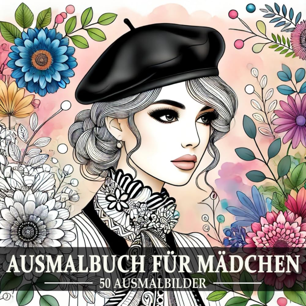 capítulo por capítulo baixar Ausmalbuch für Mädchen: 50 liebevolle Motive für Stressabbau und Kreativität – Das perfekte Geschenk für Mädchen, Teenager und Erwachsene